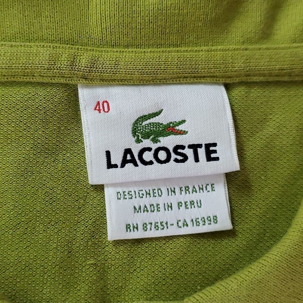 LACOSTE polo shirt 👕 size 40 - Picture 2 of 4